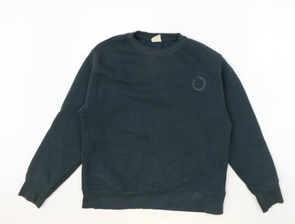 Zara Girls Green Cotton Pullover Sweatshirt Size 11-12 Years Pullover