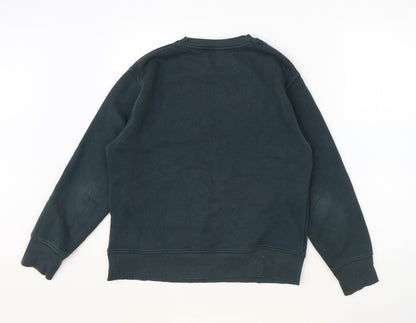 Zara Girls Green Cotton Pullover Sweatshirt Size 11-12 Years Pullover