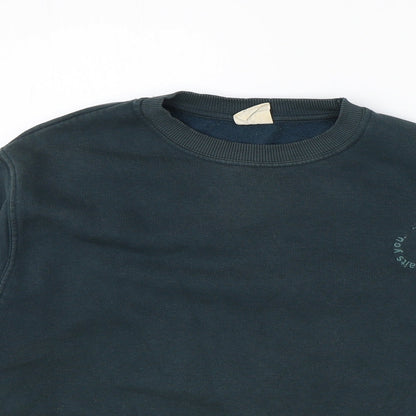 Zara Girls Green Cotton Pullover Sweatshirt Size 11-12 Years Pullover