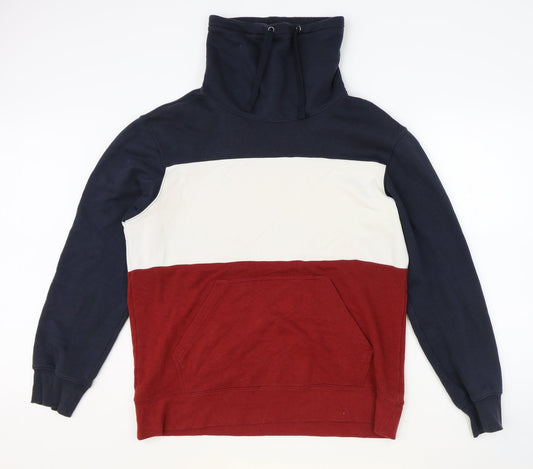 Mens UK Size M H&M Blue Pullover Sweatshirt