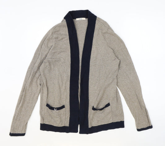 Womens UK Size 14 Marks and Spencer Brown Cardigan Jumper