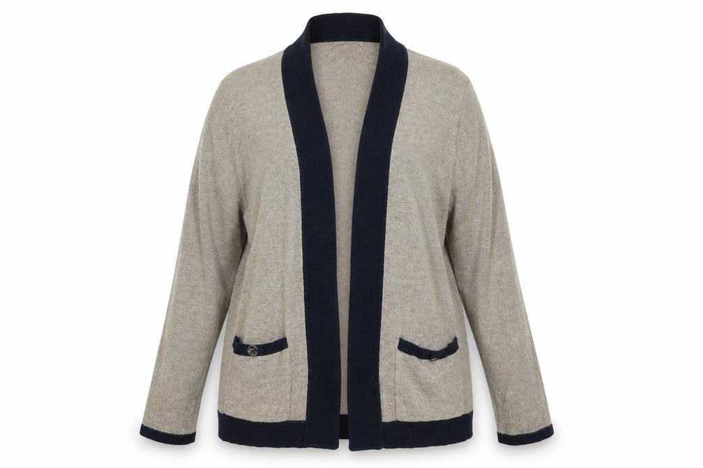 Womens UK Size 14 Marks and Spencer Brown Cardigan Jumper