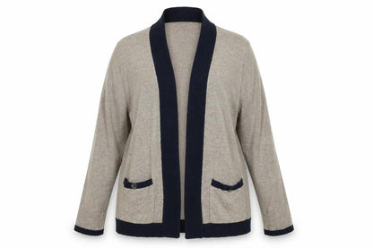 Womens UK Size 14 Marks and Spencer Brown Cardigan Jumper
