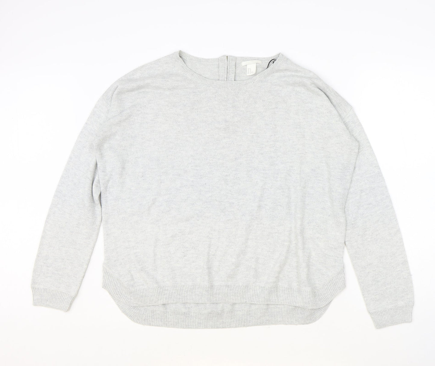 Womens UK Size M H&M Grey Pullover Jumper