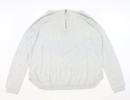 Womens UK Size M H&M Grey Pullover Jumper