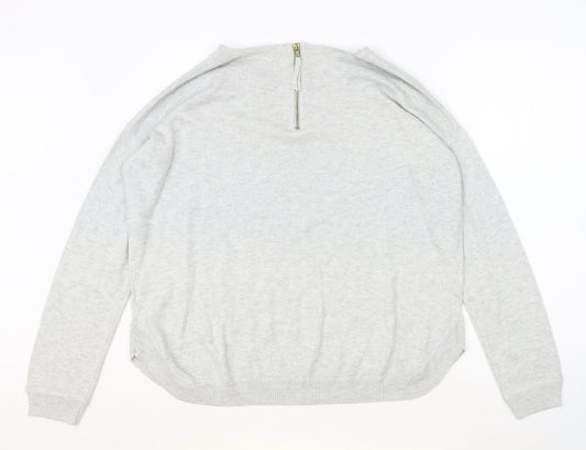 Womens UK Size M H&M Grey Pullover Jumper