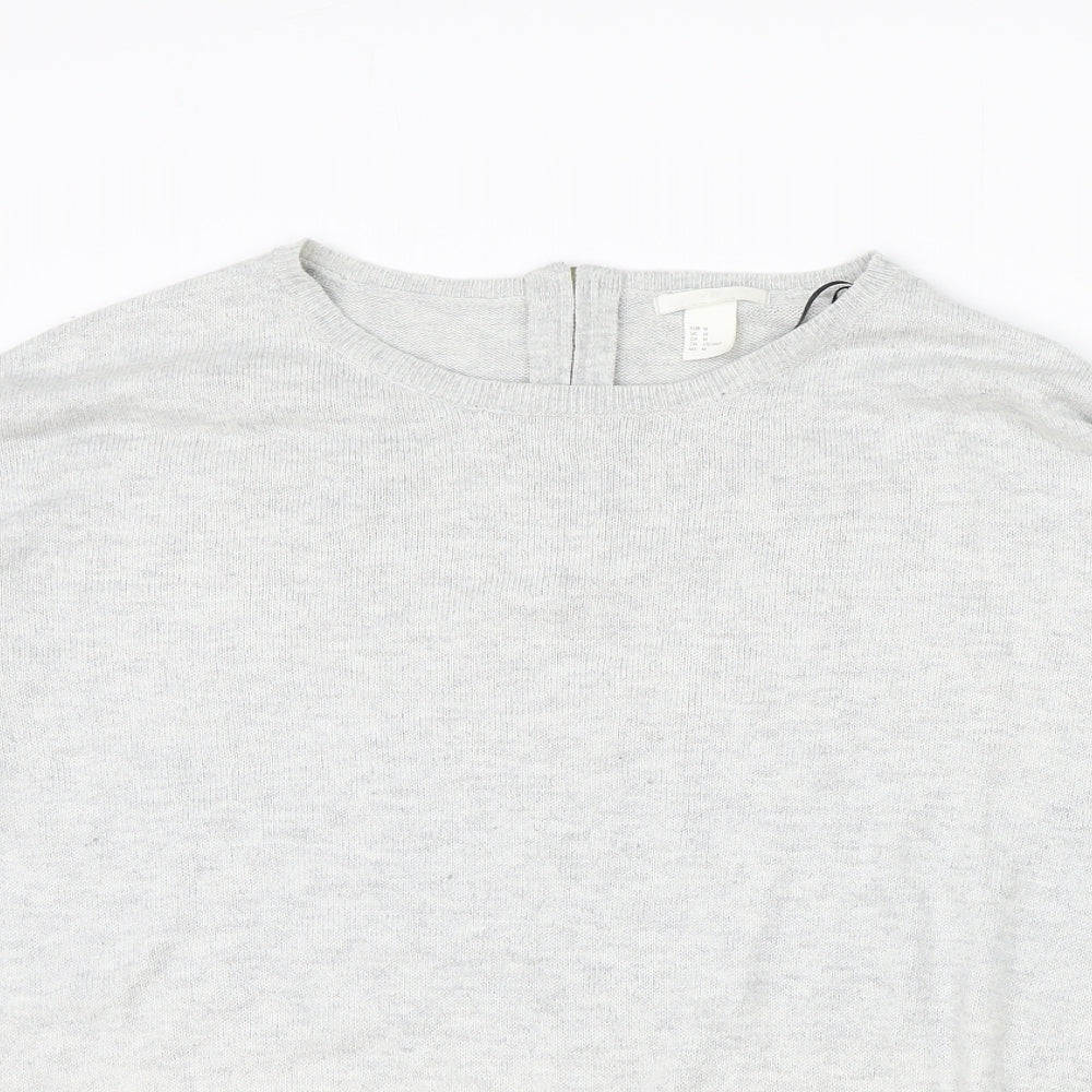 Womens UK Size M H&M Grey Pullover Jumper