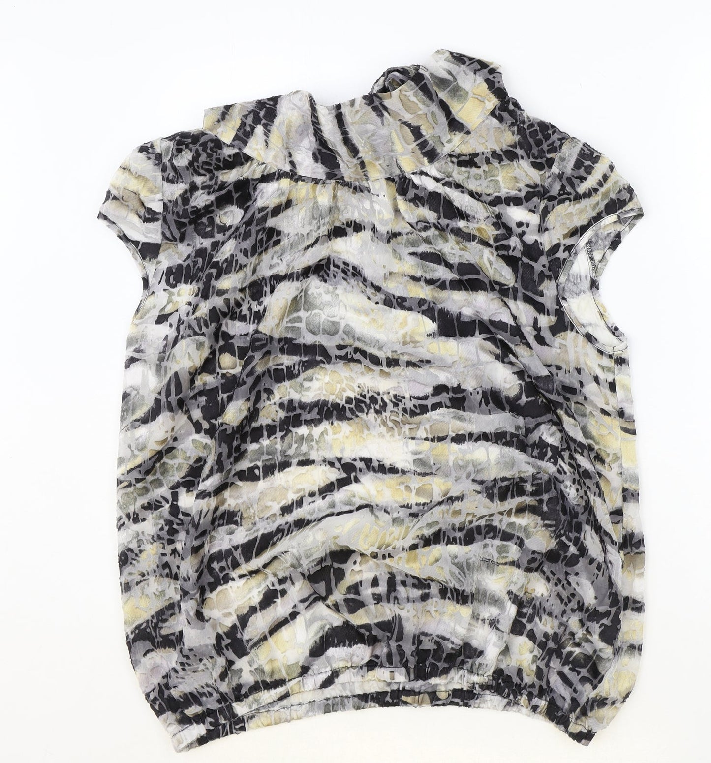 Womens UK Size 16 River Island Multicoloured Basic Blouse