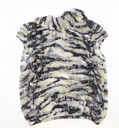 Womens UK Size 16 River Island Multicoloured Basic Blouse