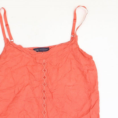 Womens UK Size 10 Marks and Spencer Pink Basic Tank