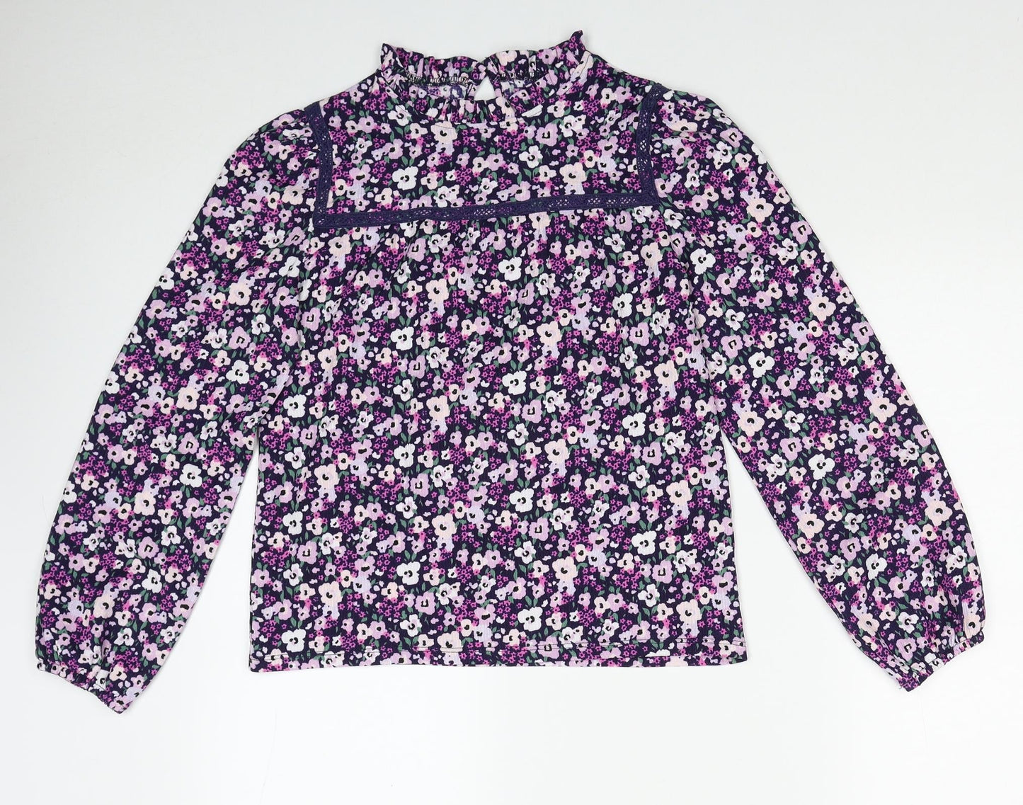 Womens UK Size XS Dunnes Stores Purple Basic Blouse