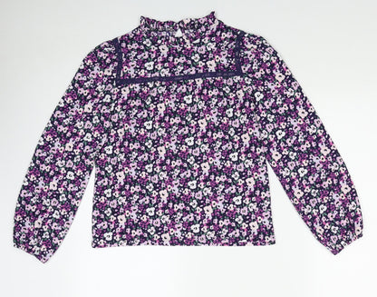 Womens UK Size XS Dunnes Stores Purple Basic Blouse