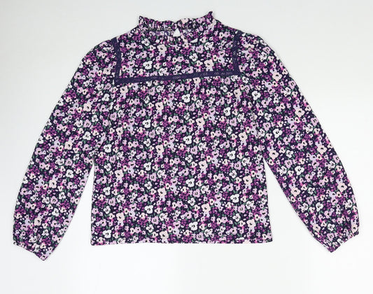 Womens UK Size XS Dunnes Stores Purple Basic Blouse