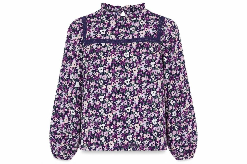 Womens UK Size XS Dunnes Stores Purple Basic Blouse