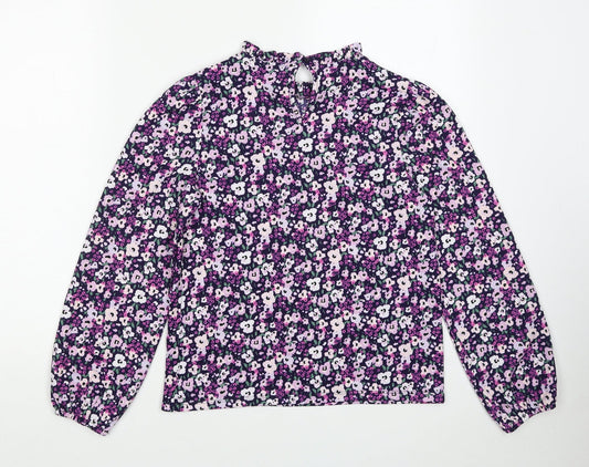 Womens UK Size XS Dunnes Stores Purple Basic Blouse