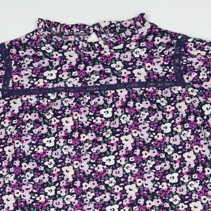 Womens UK Size XS Dunnes Stores Purple Basic Blouse