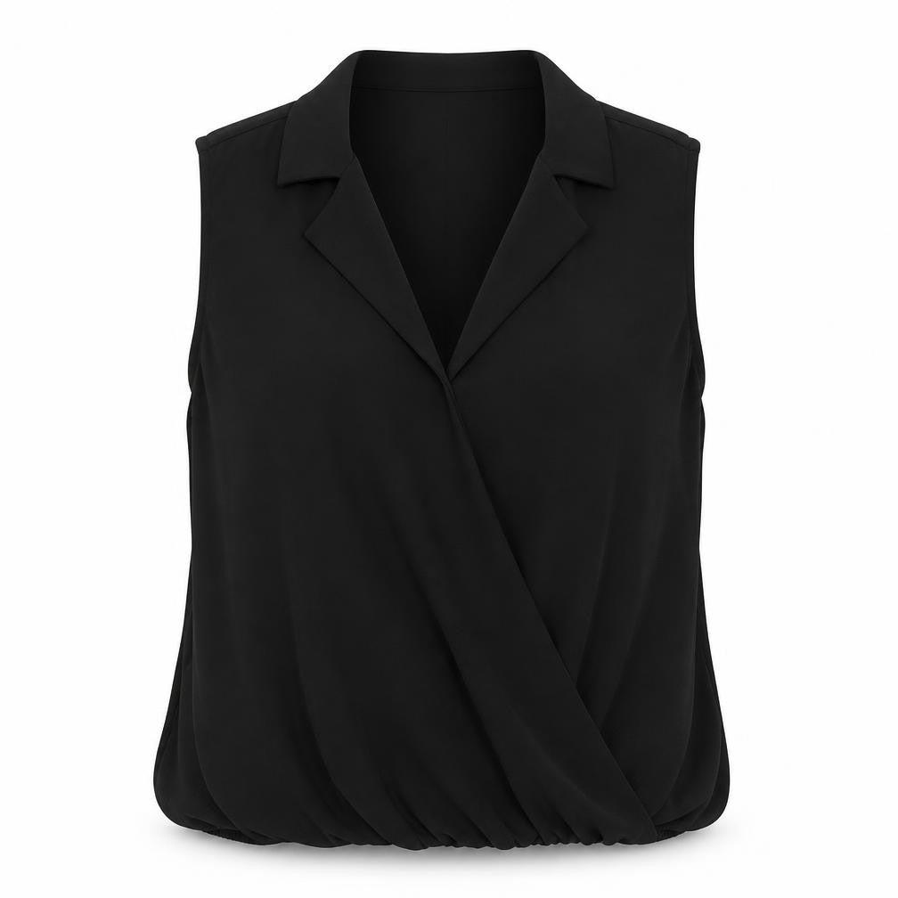 Womens UK Size 12 Primark Black Basic Blouse