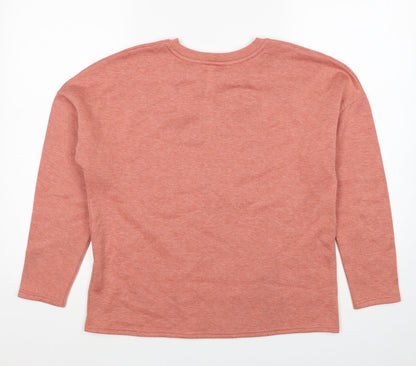 Papaya Womens Red Polyester Pullover Sweatshirt Size S Pullover