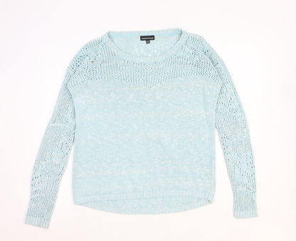 Womens UK Size 10 Warehouse Blue Pullover Jumper