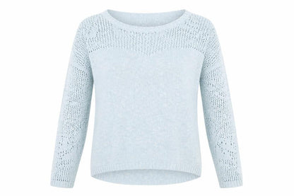Womens UK Size 10 Warehouse Blue Pullover Jumper