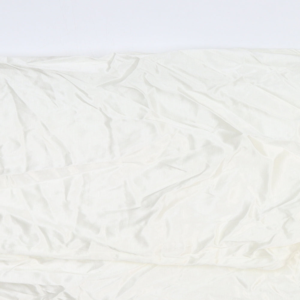 Womens UK Size 24 Marks and Spencer Regular Fit  White Trousers