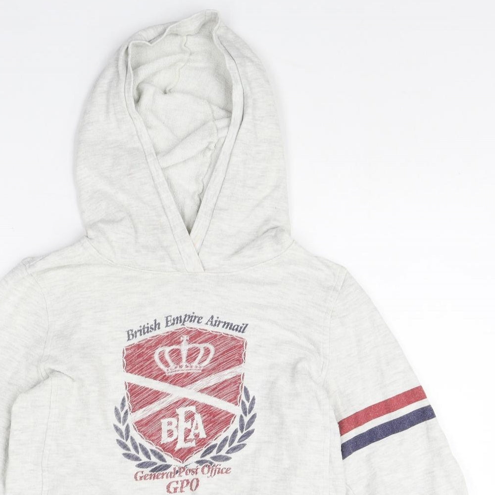 UT Womens Grey Polyester Pullover Hoodie Size M Pullover