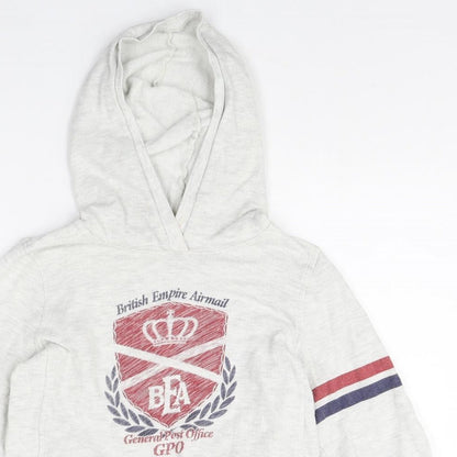 UT Womens Grey Polyester Pullover Hoodie Size M Pullover