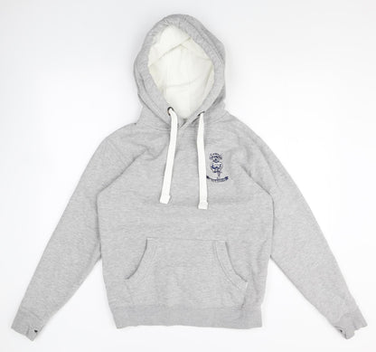 COTTONRIDGE Womens Grey Cotton Pullover Hoodie Size S Pullover