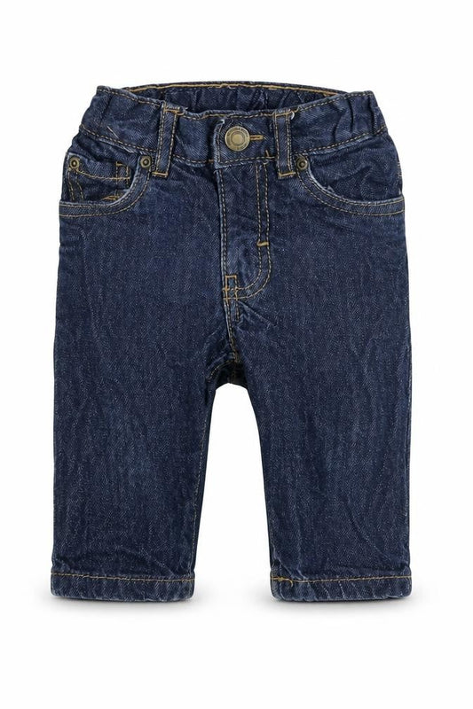H&M Boys Blue 100% Cotton Jogger Jeans Size 3-6 Months Zip