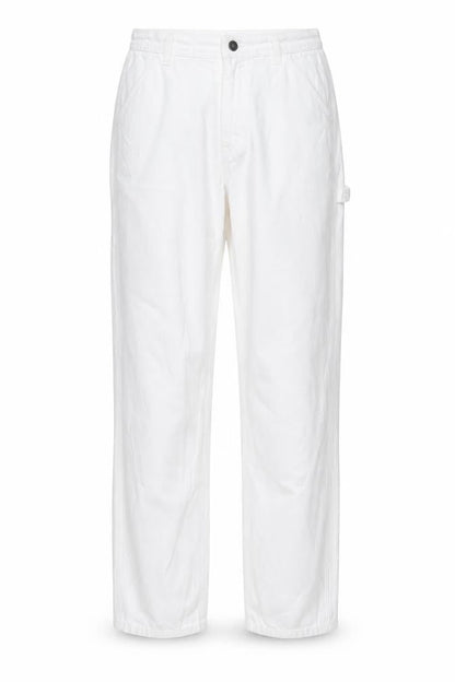 Subdued Womens White Cotton Tapered Jeans Size 8 Regular Zip