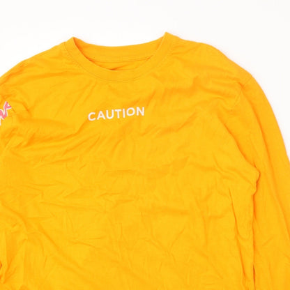 Womens UK Size S PRETTYLITTLETHING Orange Basic T-Shirt