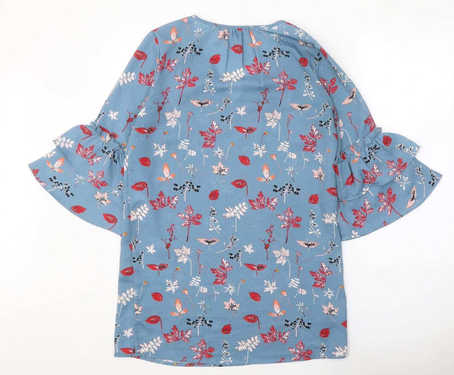 Womens UK Size S VERO MODA Blue Basic Blouse