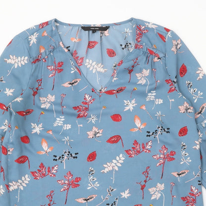 Womens UK Size S VERO MODA Blue Basic Blouse
