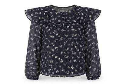 Womens UK Size XS Pins & Needles Black Basic Blouse