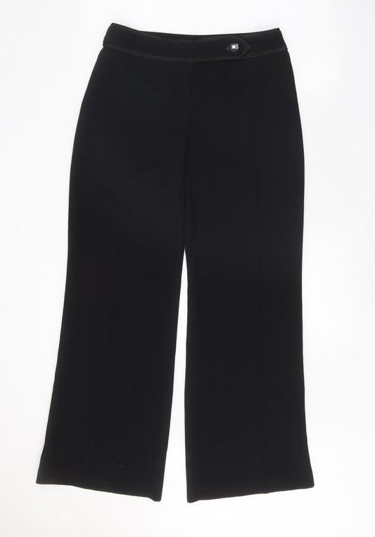 Womens UK Size 10 Principles Regular Fit  Black Trousers