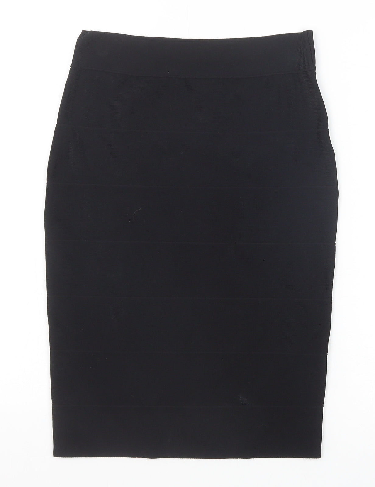 Romeo & Juliet Couture Womens Black Viscose Straight & Pencil Skirt Size 10