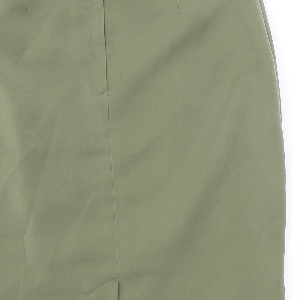 Fairweather Womens Green Polyester Straight & Pencil Skirt Size 10 Zip