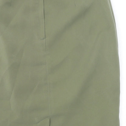 Fairweather Womens Green Polyester Straight & Pencil Skirt Size 10 Zip