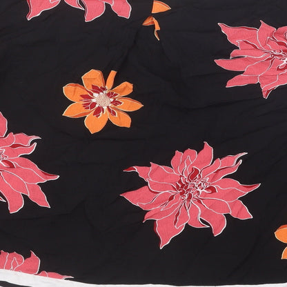 Womens UK Size 14 Soon Black Basic Blouse