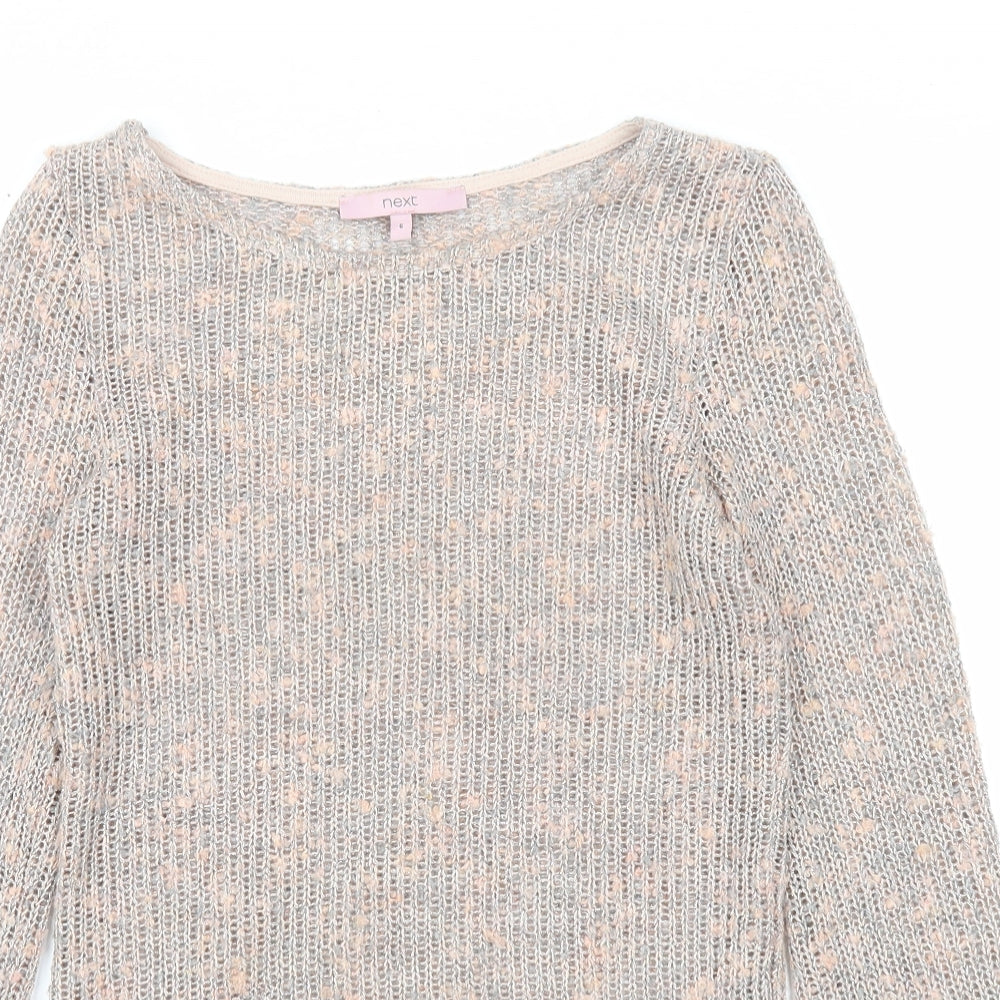Womens UK Size 6 NEXT Pink Pullover Jumper