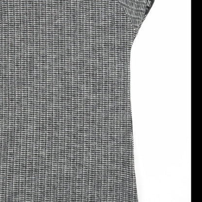 Quiz Womens Grey Polyester Jacket Dress Size 12 Roll Neck Pullover