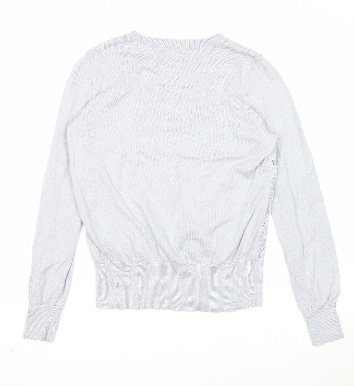 Womens UK Size S Oasis Grey Pullover Jumper