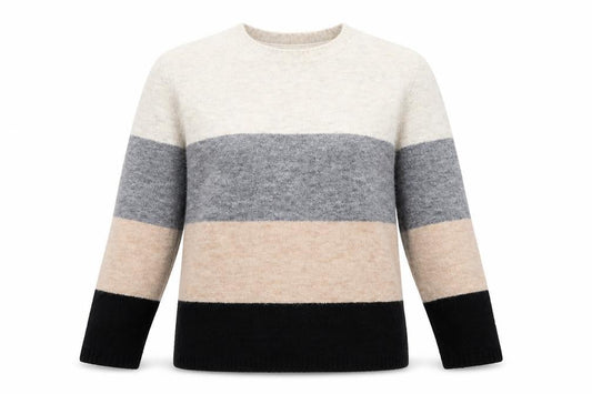 Womens UK Size M Sunday Multicoloured Pullover Jumper
