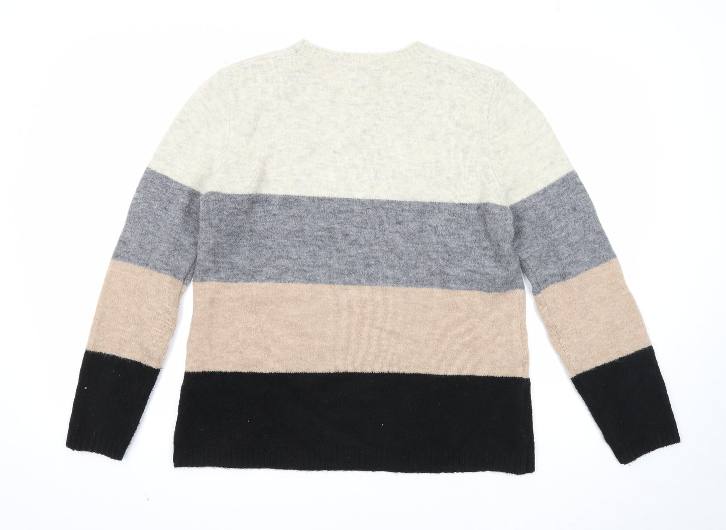 Womens UK Size M Sunday Multicoloured Pullover Jumper