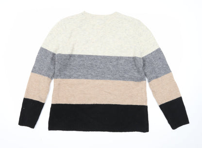 Womens UK Size M Sunday Multicoloured Pullover Jumper