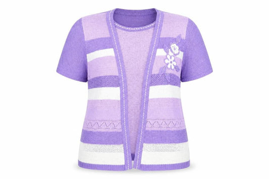 Womens UK Size S Reflect Purple Pullover Jumper