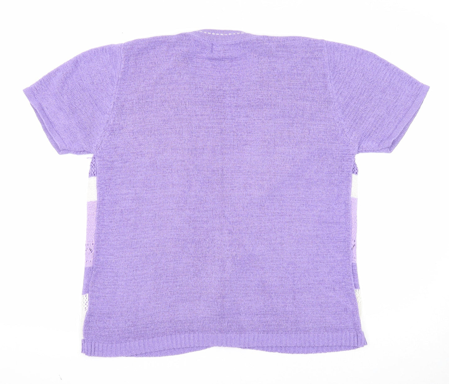 Womens UK Size S Reflect Purple Pullover Jumper