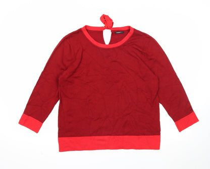 Womens UK Size 14 Roman Red Pullover Jumper