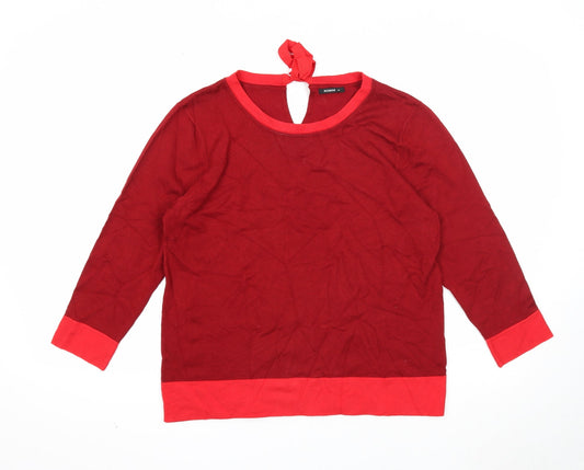 Womens UK Size 14 Roman Red Pullover Jumper