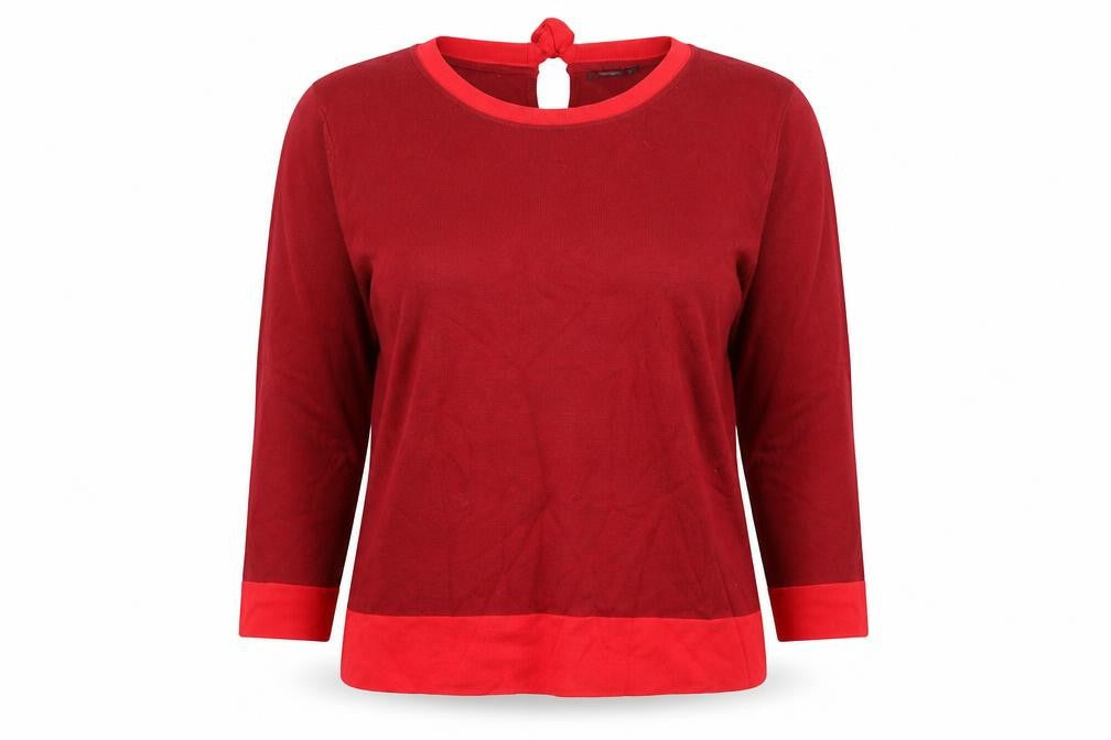 Womens UK Size 14 Roman Red Pullover Jumper